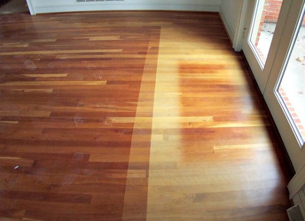 Sun bleached floor