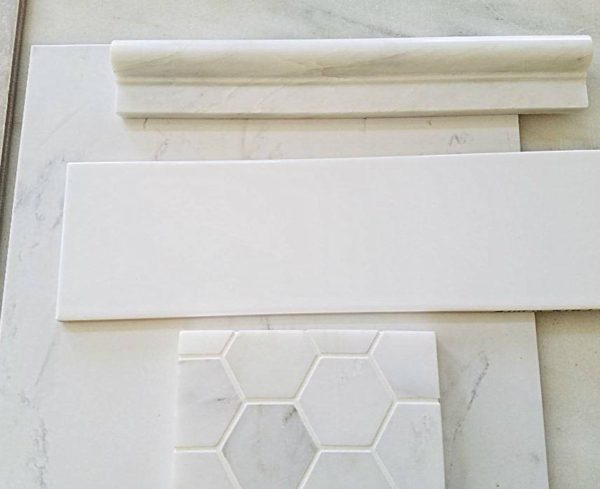 Mix of expensive and inexpensive tile