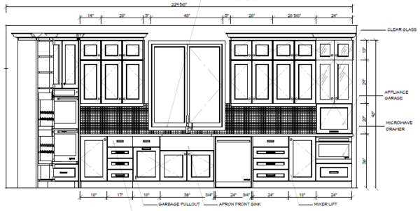 Vermont Kitchen Designer elevation drawing which is a drawing-you-need-for-a-renovation 