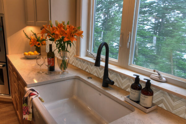 Sink and countertop