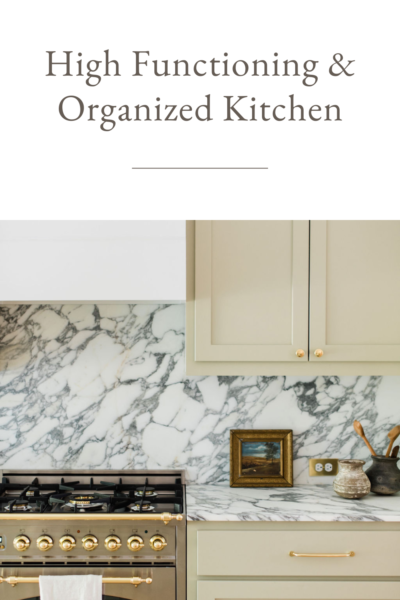 7 tips for a highly functional and organized kitchen